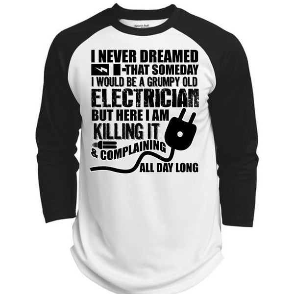 A black t-shirt with the shopify logo