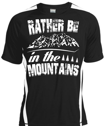 A black t-shirt with the shopify logo