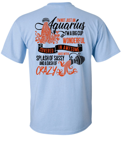 I'm Not Just An Aquarius T Shirt, I Love Aquarius T Shirt