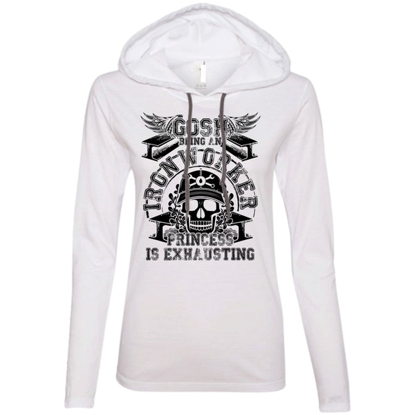 A black t-shirt with the shopify logo