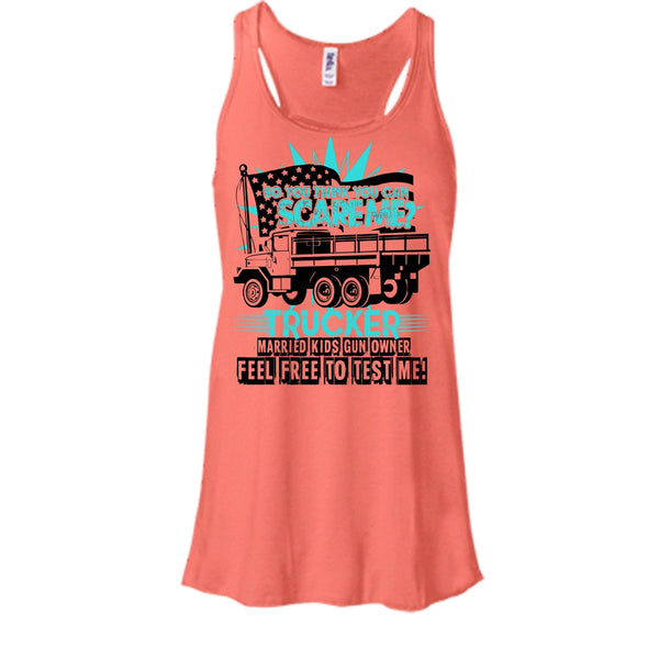 Trucker Married T Shirt, Coolest Trucker Ever Tank Top
