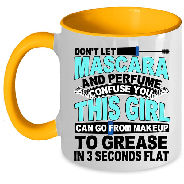 Funny Gift For Wife Coffee Mug, Mascara And Perfume  Accent Mug