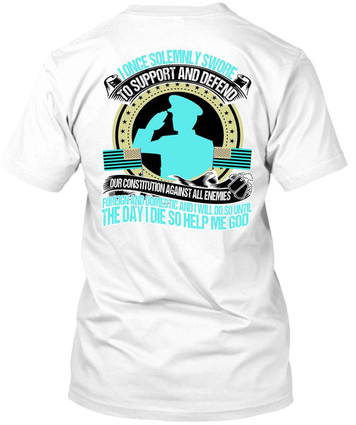 A black t-shirt with the shopify logo