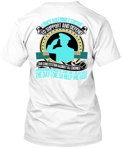 A black t-shirt with the shopify logo