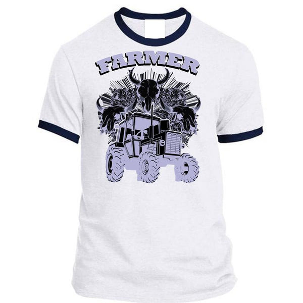 A black t-shirt with the shopify logo