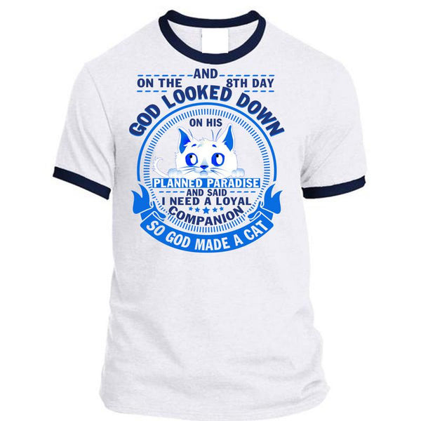 A black t-shirt with the shopify logo