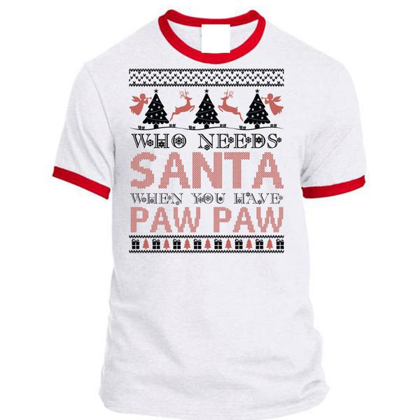 Who Needs Santa T Shirt, I Love Christmas T Shirt, Awesome T-Shirts