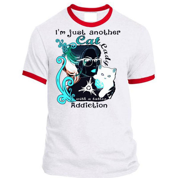 I'm Just Another Cat Lady T Shirt, I Love My Cat T Shirt, Awesome T-Shirts