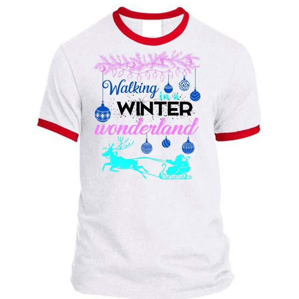 Walking Winter Wonderland T Shirt, This Girl Loves Christmas T Shirt, Awesome T-Shirts