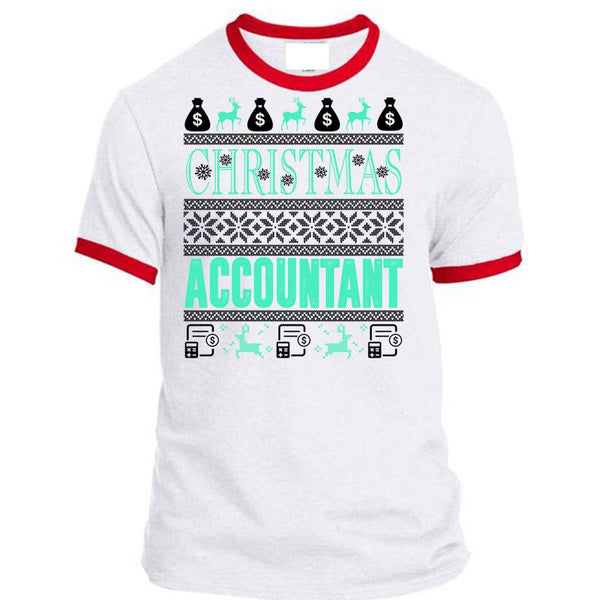 Christmas Accountant T Shirt, I Love Accountant T Shirt, Awesome T-Shirts