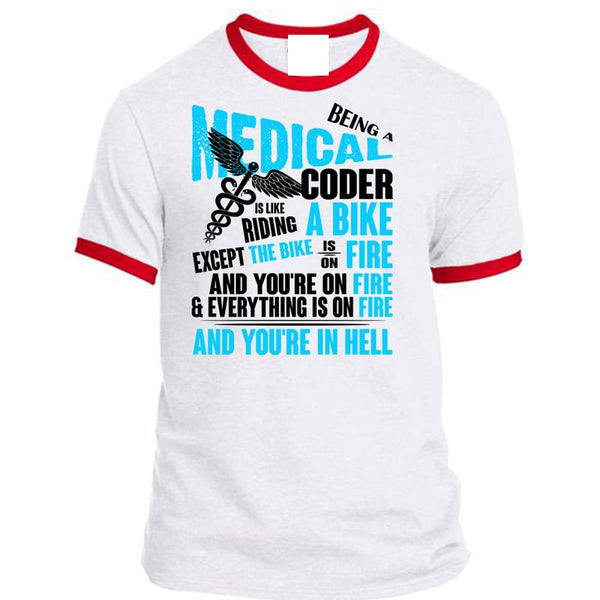 Being A Medical Coder T Shirt, I Love Doctor T Shirt, Awesome T-Shirts