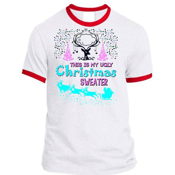 This Is My Ugly Christmas Sweater T Shirt, This Girl Loves Christmas T Shirt, Awesome T-Shirts