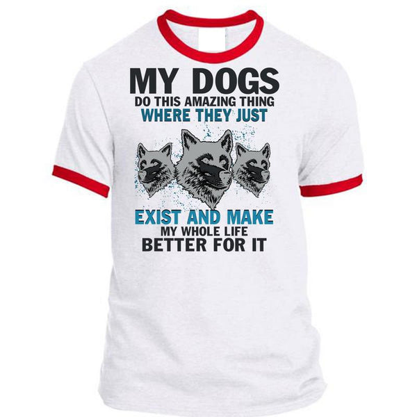 My Dogs Do This Amazing T Shirt, I Love My Dogs T Shirt, Awesome T-Shirts