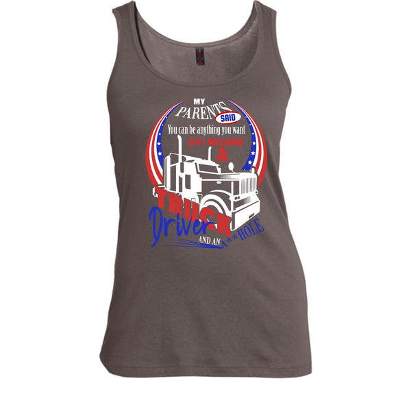 I Became A Truck Driver T Shirt, Gift For Son Tank Top
