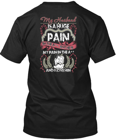 A black t-shirt with the shopify logo