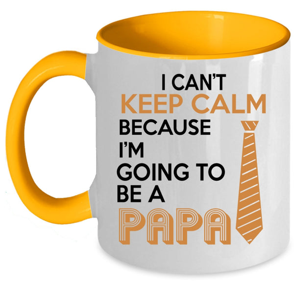 I'm Going To Be A Papa Coffee Mug, I Can't Keep Calm Accent Mug