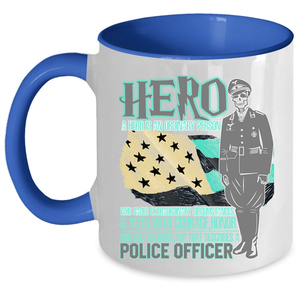Awesome Gift for Police Officer Coffee Mug, Police Officer Accent Mug
