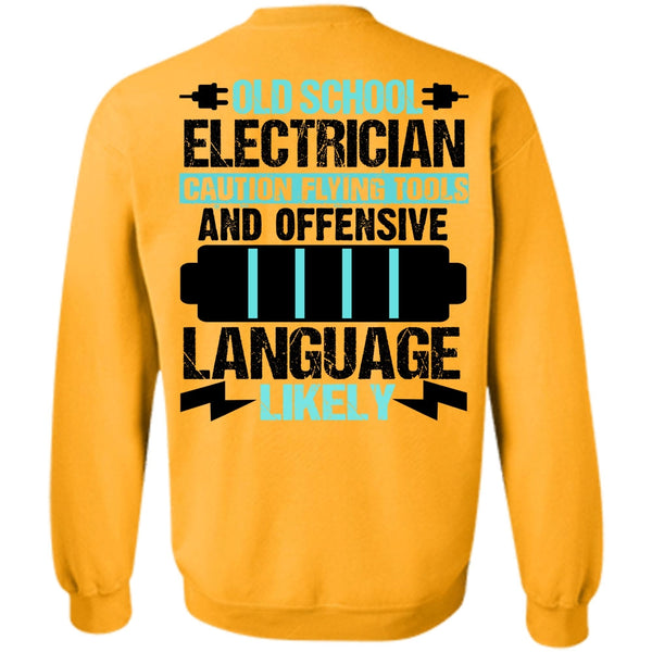 I Love Electrician T Shirt, Old School Electrician Sweatshirt