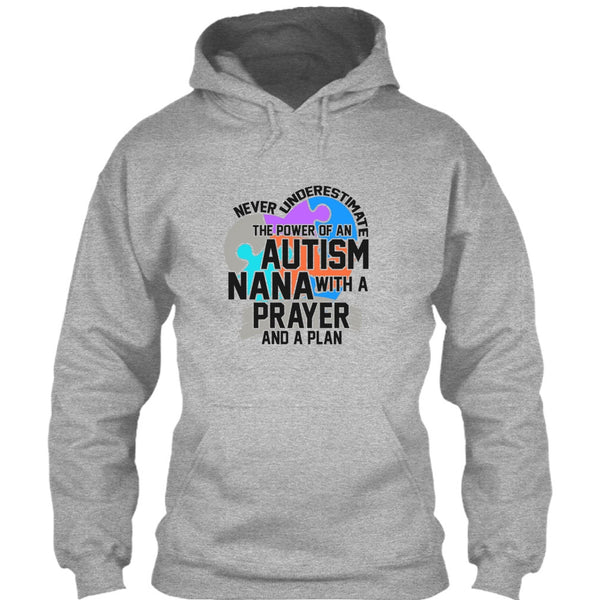 Never Underestimate T Shirt, Coolest Autism Nana T Shirt