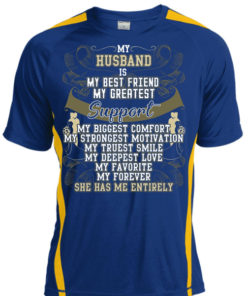 My Husband Is My Best Friend T Shirt, My Truest Smile T Shirt, Cool Shirt