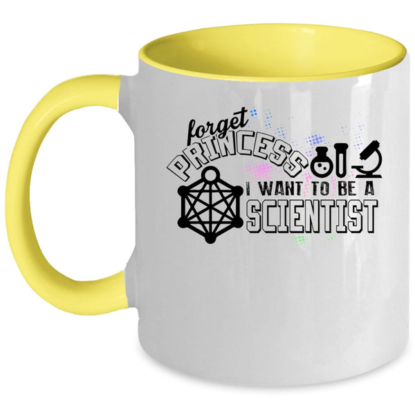 Cute Scientist Coffee Mug, I Want To Be A Scientist Accent Mug