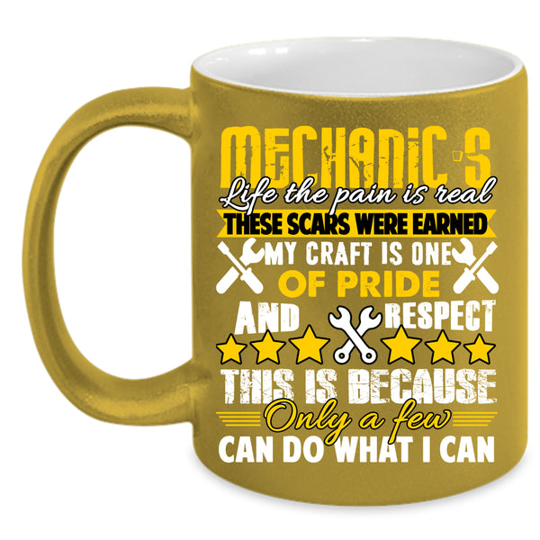 Mechanic's Life Coffee Mug, Cool Gift For Mechanics Coffee Cup