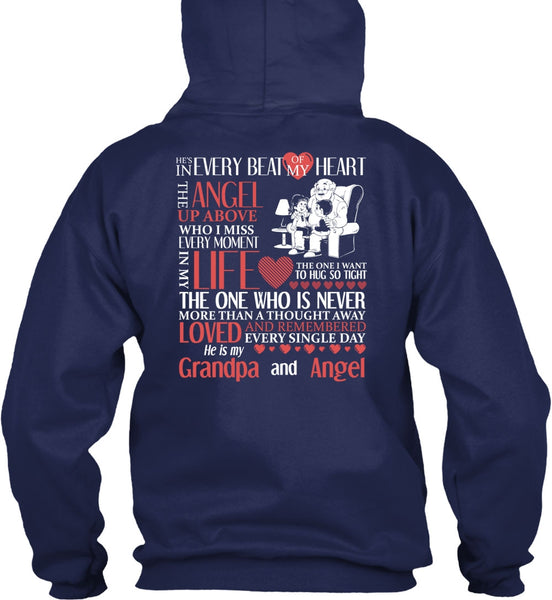 Grandpa And Angel T Shirt, Beat Of My Heart T Shirt