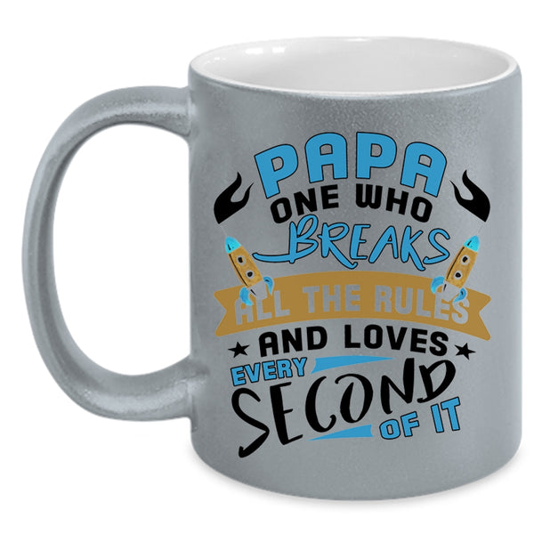 Best Gift For Papa Coffee Mug, Awesome Papa Accent Mug