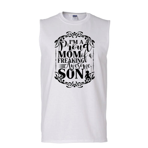 A black t-shirt with the shopify logo