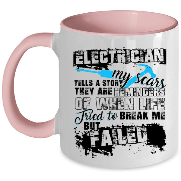 Funny Gift For Electricians Coffee Mug, Electrician Accent Mug