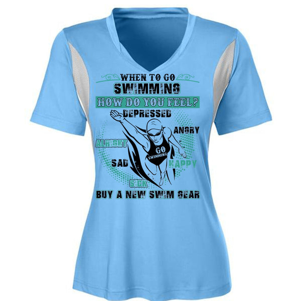 When To Go Swimming T Shirt, I Love Swimming T Shirt, Awesome T-Shirts