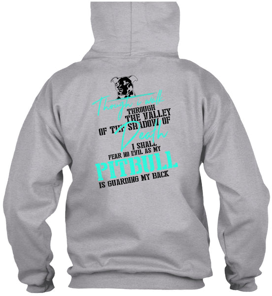 My Pit Bull Is Guarding My Back T Shirt, I Love Dog T Shirt