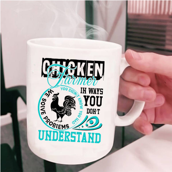 Farmer Coffee Mug, Chicken Cup