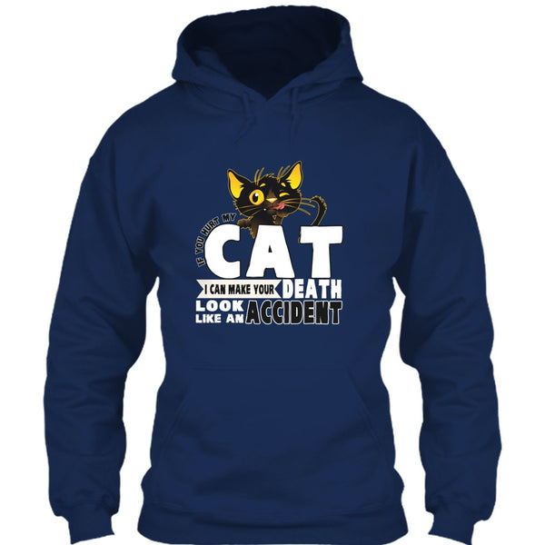 If You Hurt My Cat T Shirt, Coolest Cat Lover T Shirt