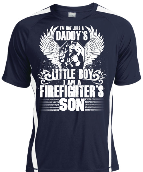Daddy's Little Boy T Shirt, I Am A Firefighter's Son T Shirt, Cool Shirt