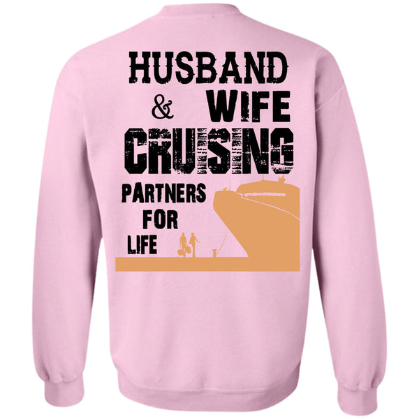 Being A Husband T Shirt, Husband And Wife Cruising Partners For Life Sweatshirt