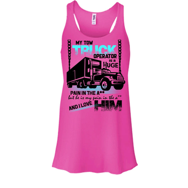 My Tow Truck Operator T Shirt, I Love My Tow Truck Operator Tank Top
