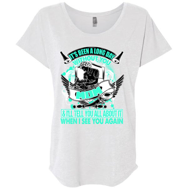 Long Day Without You Mom T Shirt, I Love Mom T Shirt, Awesome T-Shirts