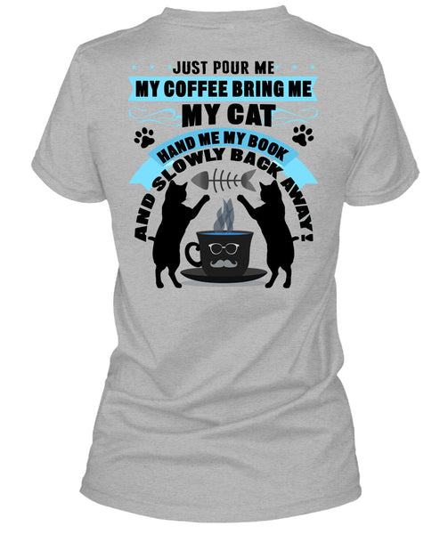 My Coffee Bring Me My Cat T Shirt, I Love My Cat T Shirt