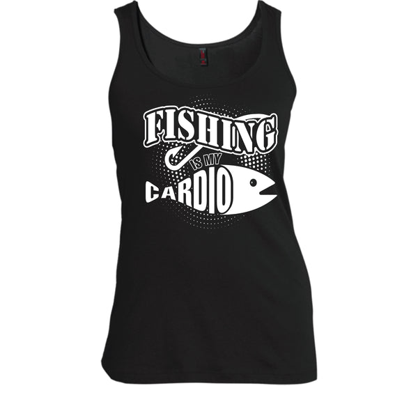 Fishing Is My Cardio T Shirt, Coolest Hooker Tank Top