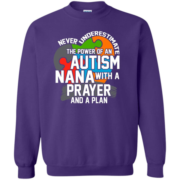The Power Of An Autism Nana T Shirt, Coolest Autism Nana Sweatshirt
