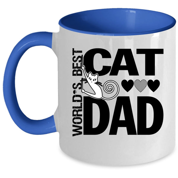 World's Best Cat Dad Mug, I Love My Cats Dad Cup