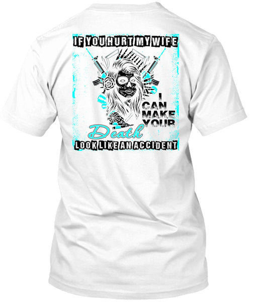 A black t-shirt with the shopify logo