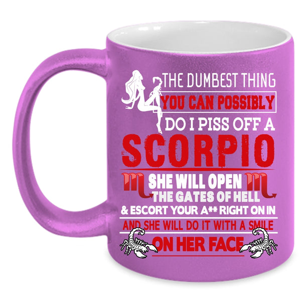 Scorpio Coffee Mug, Birthday Gift For Daughter Coffee Cup