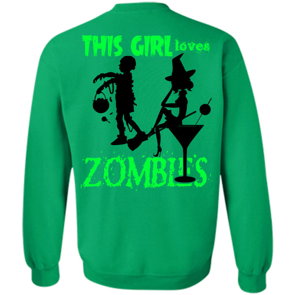 Wait For Halloween T Shirt, This Girl Loves Zombies Sweatshirt