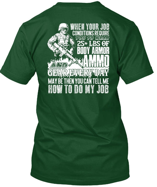 Body Armor Ammo T Shirt, Being A Veteran T Shirt