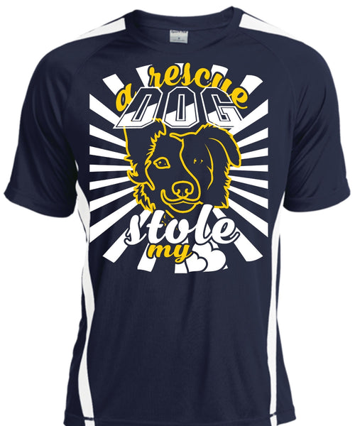 A Rescue Dog Stole My Heart T Shirt, Favorite T Shirt, I Love Dog T Shirt