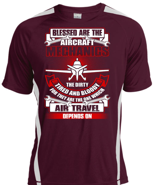 Blessed Are The Aircraft Mechanics T Shirt, Air Travel T Shirt, Cool Shirt