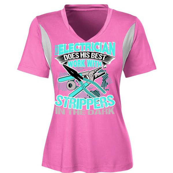 This Electrician Does His Best Work T Shirt, I Love Electrician T Shirt, Awesome T-Shirts