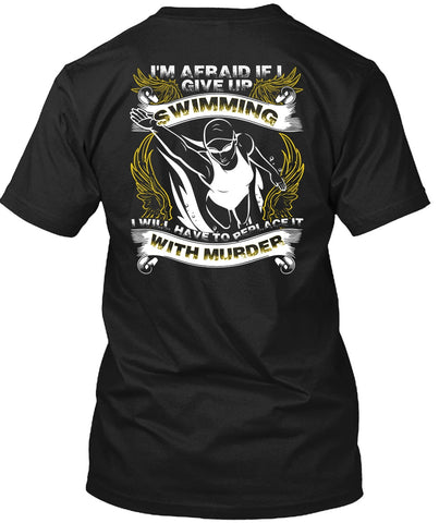 A black t-shirt with the shopify logo